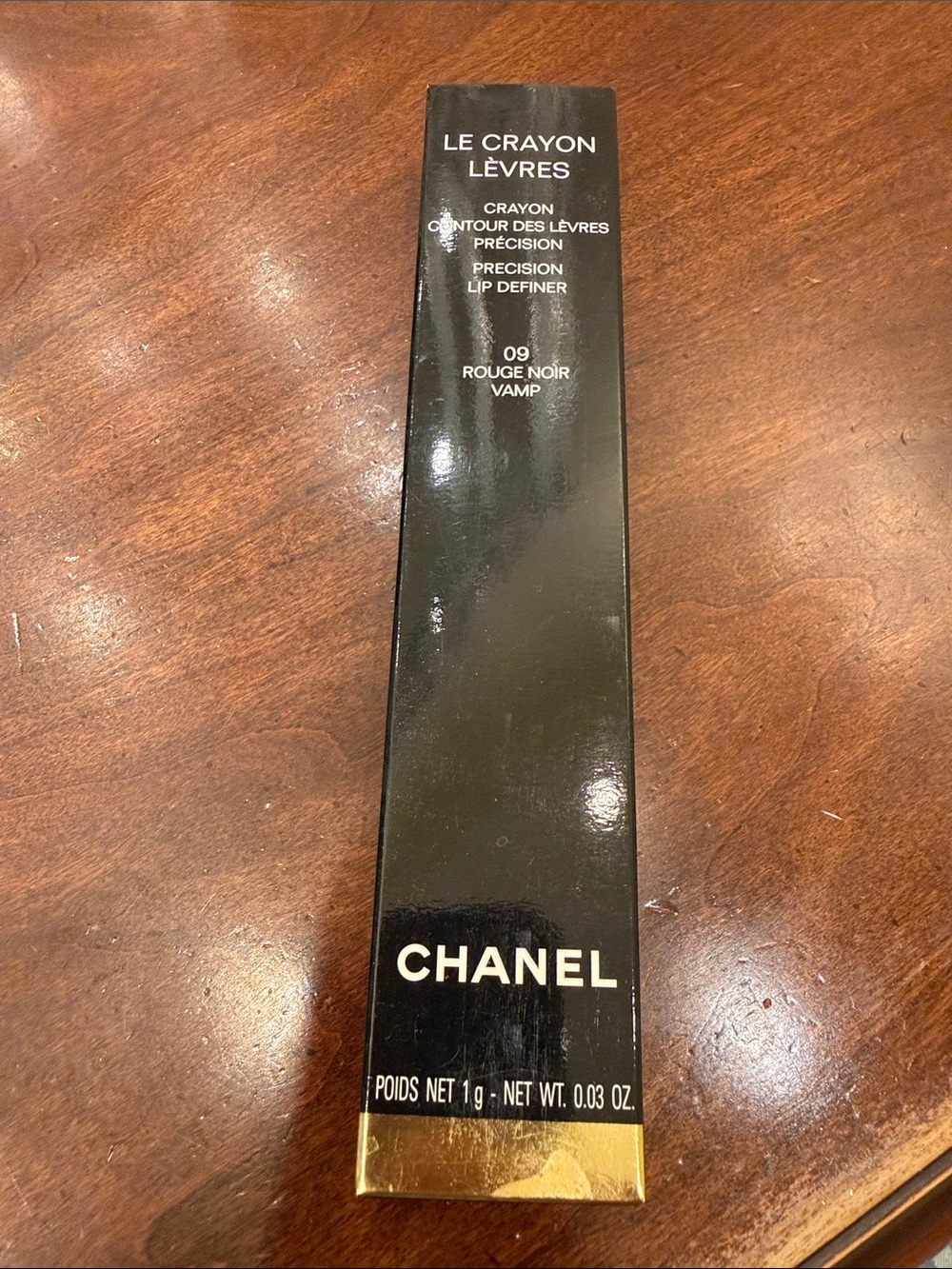 CHANEL Le Crayon Lèvres Precision Lip Definer 09 Rouge Noir Vamp